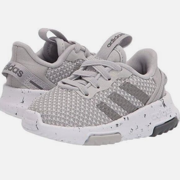Adidas Kids Racer TR 2.0 Running Shoe, Grey/Iron Metallic/Grey, 8 US Unisex Tod - Picture 2 of 2